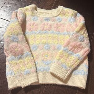 Pastel Patterned Sweater copper key from dillards 6x girls